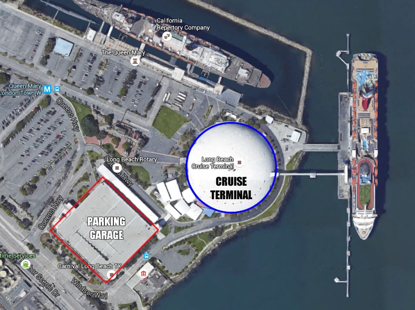 map of los angeles cruise terminal