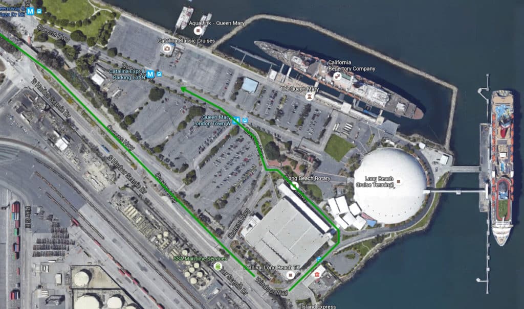 port of long beach terminal map