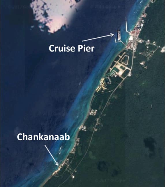Chankanaab location map