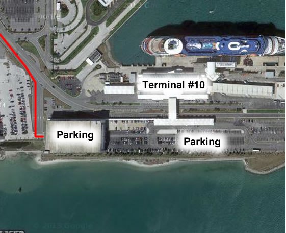 port canaveral cruise parking terminal 6
