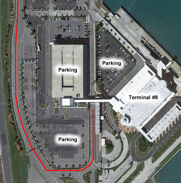port canaveral cruise parking terminal 10