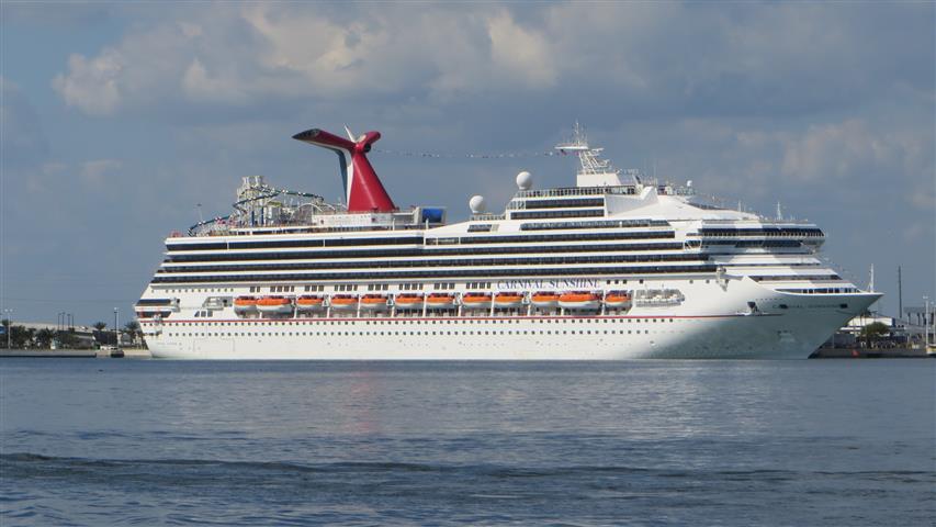 Carnival ship in Port Canaveral