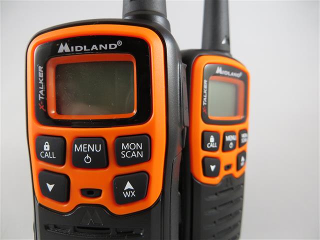 Two walkie-talkies