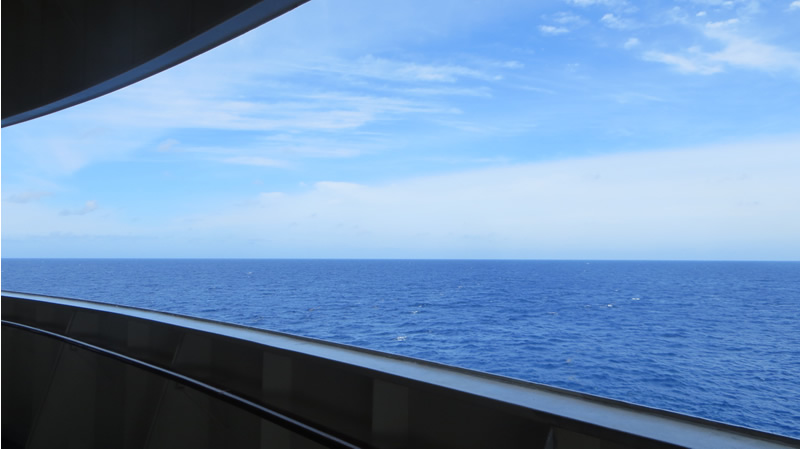 Aft view of the ship