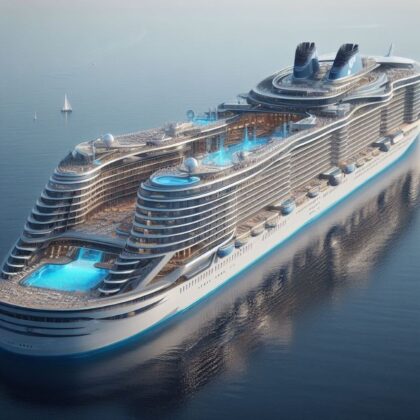 We Asked AI to Imagine the World’s Largest Cruise Ship in 2044. Here ...