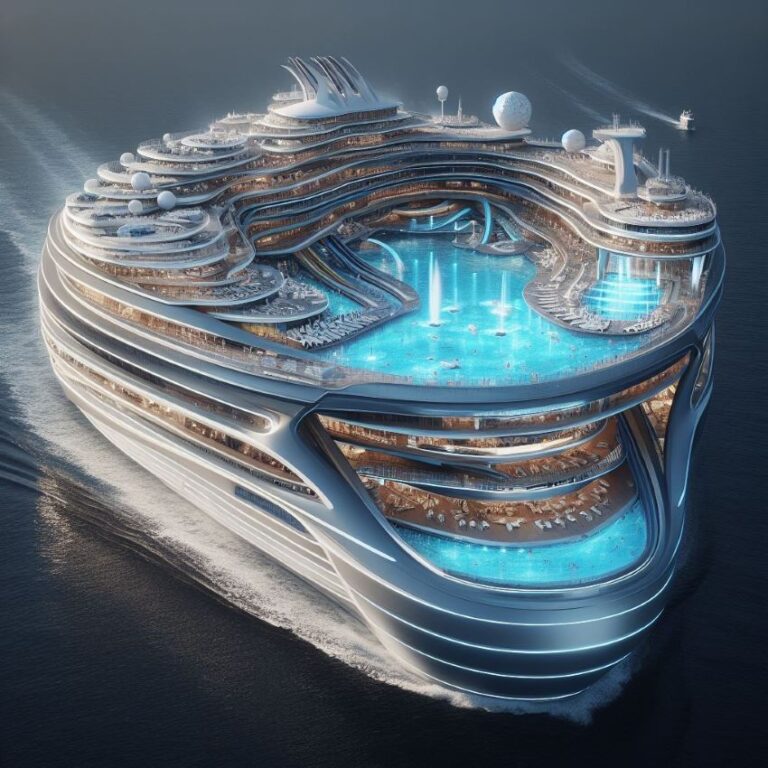 We Asked AI to Imagine the World’s Largest Cruise Ship in 2044. Here ...