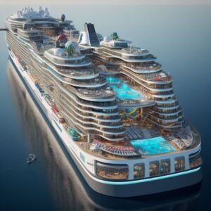 We Asked AI to Imagine the World’s Largest Cruise Ship in 2044. Here ...