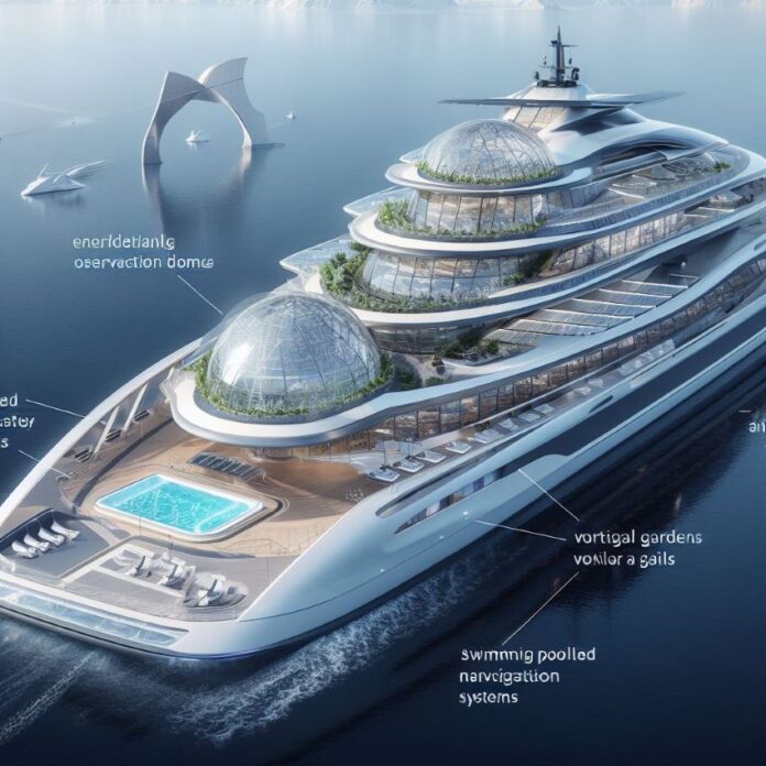 We Asked AI to Imagine the World’s Largest Cruise Ship in 2044. Here ...