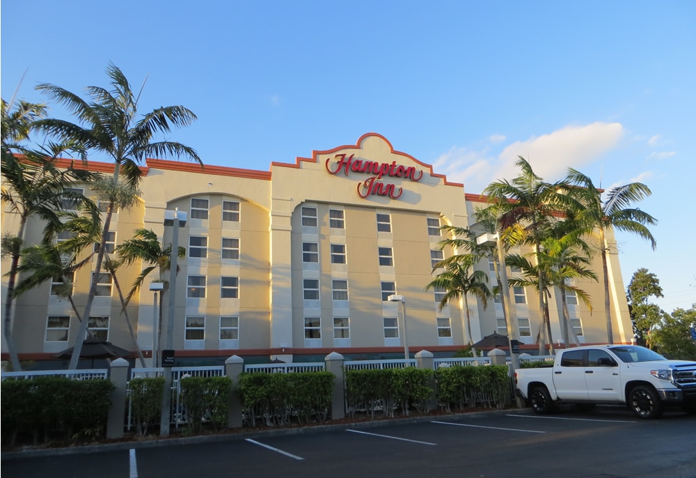 Hampton Inn cruise parking