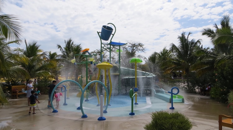 Splashpad voor kinderen