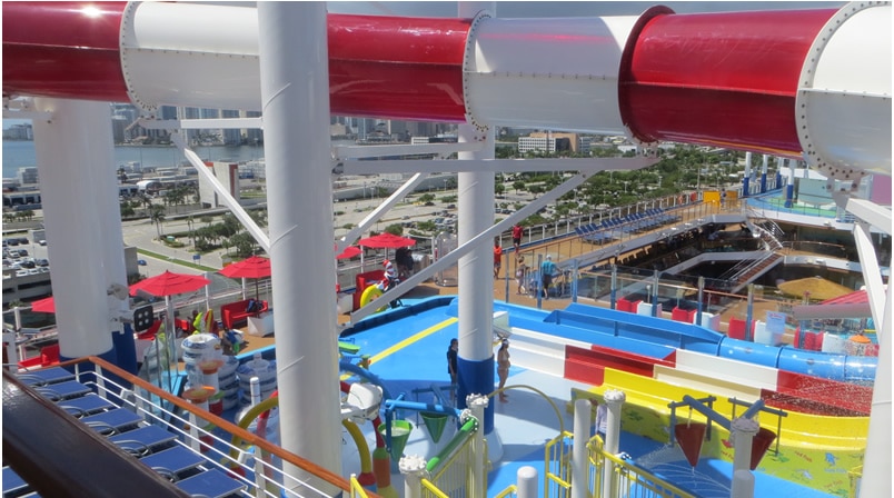 Waterpark on Carnival Horizon