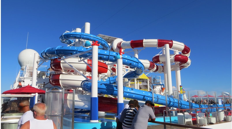 Dr. Suess waterslides