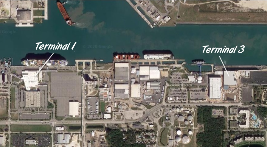 Terminal 1 & 3 Port Canaveral