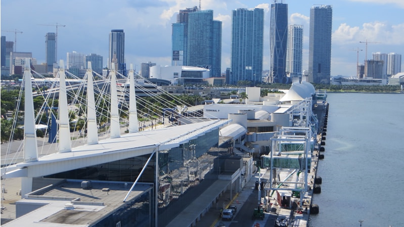 Terminals at the Port of Miami