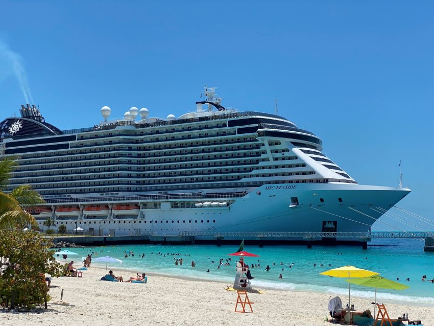 cruise ship south beach