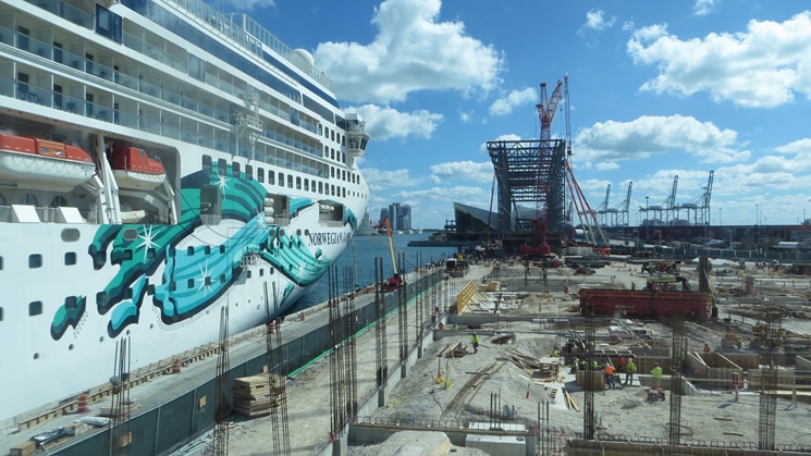 Photo of Norwegian Cruise Terminal under construction