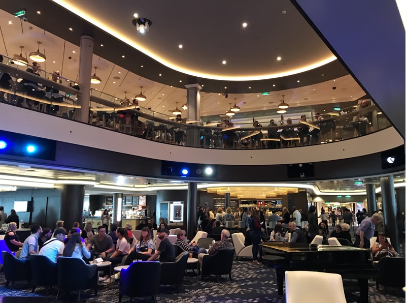 Norwegian Joy atrium