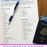 cruise holiday packing list