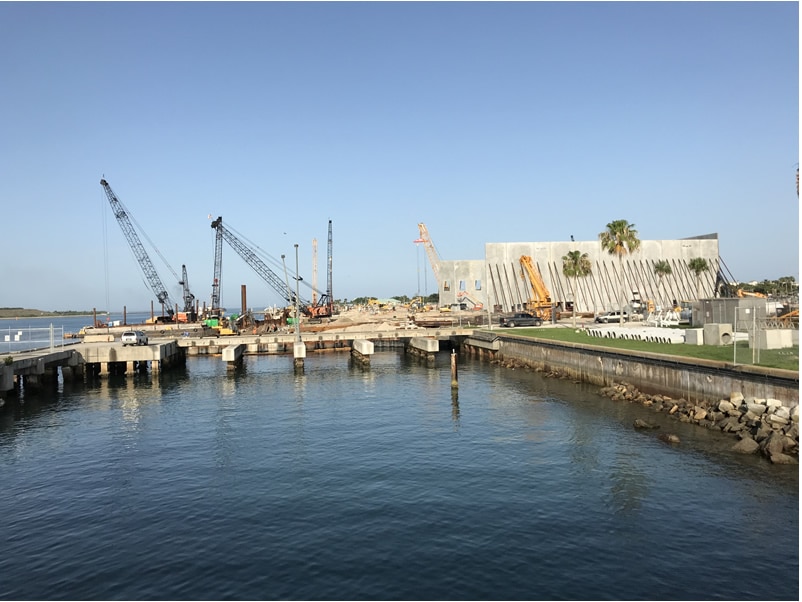 Port Canaveral Terminal 3 construction