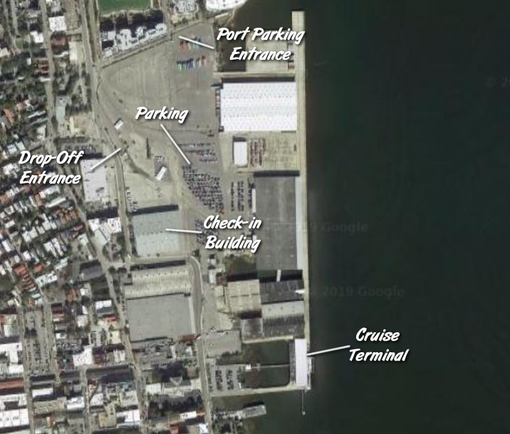 Map of the Port of Charleston