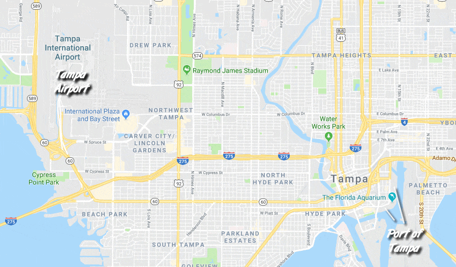 port of tampa map