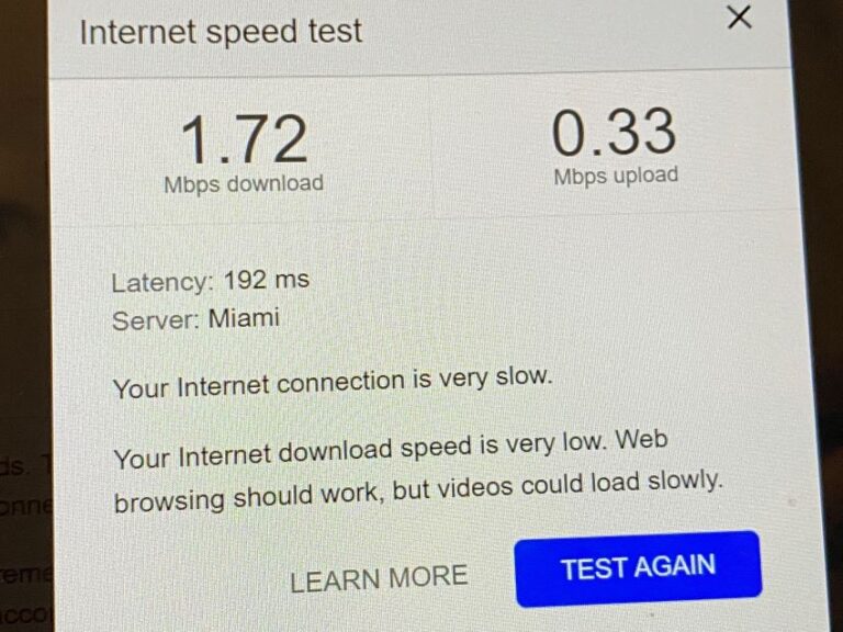 princess cruises internet speed